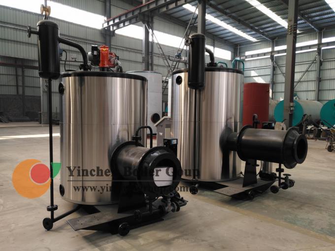 商業縦の蒸気ボイラの品質保証食品工業のための0.5トン